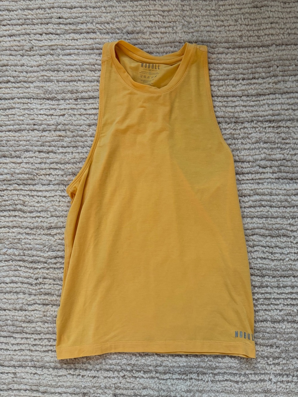 NOBULL Yellow Muscle Tank Top